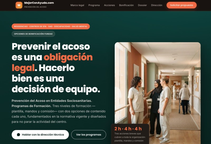 Prevención Acoso Laboral en Instituciones Sociosanitarias